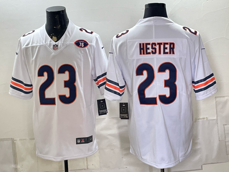 Men 2026 Chicago Bears #23 Hester white Nike Limited NFL Jersey 0903006->chicago bears->NFL Jersey